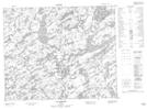 033A11 Lac Quentin Topographic Map Thumbnail