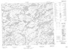 033A15 Lac Pigeon Topographic Map Thumbnail