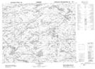 033B01 Lac Dumanoir Topographic Map Thumbnail