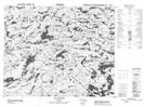 033B05 Lac Le Caron Topographic Map Thumbnail