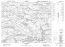 033B06 Lac Baupaume Topographic Map Thumbnail