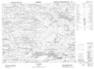 033B08 Lac Bardin Topographic Map Thumbnail