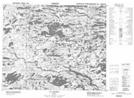 033B12 Lac Gladman Topographic Map Thumbnail