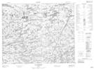 033B16 Lac Philibert Topographic Map Thumbnail