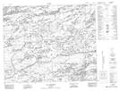 033H03 Lac Jacquelein Topographic Map Thumbnail