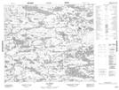 033J09 Lac Simiot Topographic Map Thumbnail