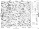 033J10 Lac Dervilliers Topographic Map Thumbnail