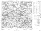 033J11 Lac Kinglet Topographic Map Thumbnail