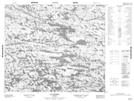 033J14 Lac Mureau Topographic Map Thumbnail