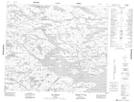 033K02 Lac Nudant Topographic Map Thumbnail