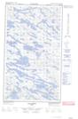 033K15E Lac Denys Topographic Map Thumbnail
