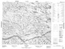033O04 Lac Panis Topographic Map Thumbnail
