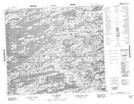 033P01 Lac Ossant Topographic Map Thumbnail