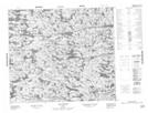 033P06 Lac Caujan Topographic Map Thumbnail