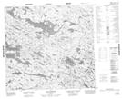 034I03 Lac Lintelle Topographic Map Thumbnail