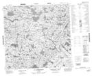 034I09 Lac Normandeau Topographic Map Thumbnail