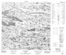 034O04 Lac Poineau Topographic Map Thumbnail