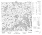 034P13 Lac Curodeau Topographic Map Thumbnail