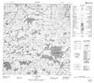 035G13 Lac Vanasse Topographic Map Thumbnail
