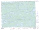 052B12 Quetico Lake Topographic Map Thumbnail