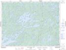 052F07 Upper Manitou Lake Topographic Map Thumbnail