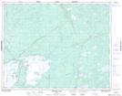 052K14 Pakwash Lake Topographic Map Thumbnail