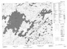 053B14 Weagamow Lake Topographic Map Thumbnail