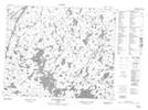 053H04 Kingfisher Lake Topographic Map Thumbnail