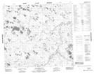 054B10 Minaker Lake Topographic Map Thumbnail