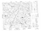 054B16 Comeault Creek Topographic Map Thumbnail