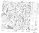 054M05 Gross Lake Topographic Map Thumbnail