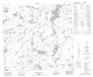 064H14 Knifehead Lake Topographic Map Thumbnail