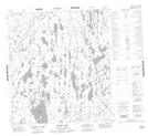 065M08 Ernie Lake Topographic Map Thumbnail