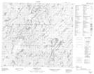 074B08 Norbert Lake Topographic Map Thumbnail