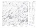 074B16 Haultain Lake Topographic Map Thumbnail