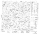 075B14 Geeves Lake Topographic Map Thumbnail