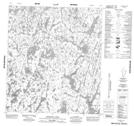 075O15 Musclow Lake Topographic Map Thumbnail