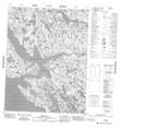 076O03 Gordon Bay Topographic Map Thumbnail