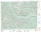 082F09 St Mary Lake Topographic Map Thumbnail