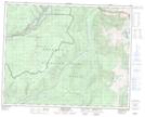 082M11 Adams River Topographic Map Thumbnail
