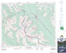 082N08 Lake Louise Topographic Map Thumbnail