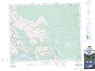082O06 Lake Minnewanka Topographic Map Thumbnail