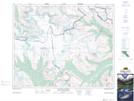 083C03 Columbia Icefield Topographic Map Thumbnail
