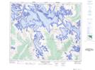 083C04 Clemenceau Icefield Topographic Map Thumbnail