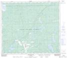 083N16 Pentland Lake Topographic Map Thumbnail