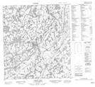 085O06 Cowan Lake Topographic Map Thumbnail