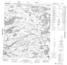 086A11 Angelique Lake Topographic Map Thumbnail