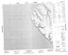 088E11 Cape James Ross Topographic Map Thumbnail