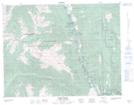 092I05 Stein River Topographic Map Thumbnail