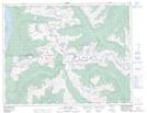 092J01 Stein Lake Topographic Map Thumbnail
